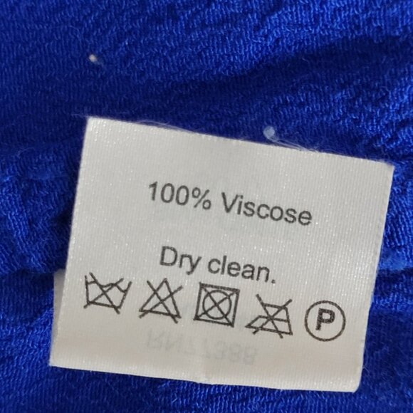 Madewell Sleeveless V-Neck Top Womens Size M Blue High-Low Hem Style G5415 - Picture 7 of 7